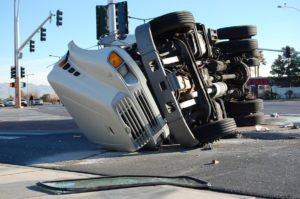 semi-truck rollover