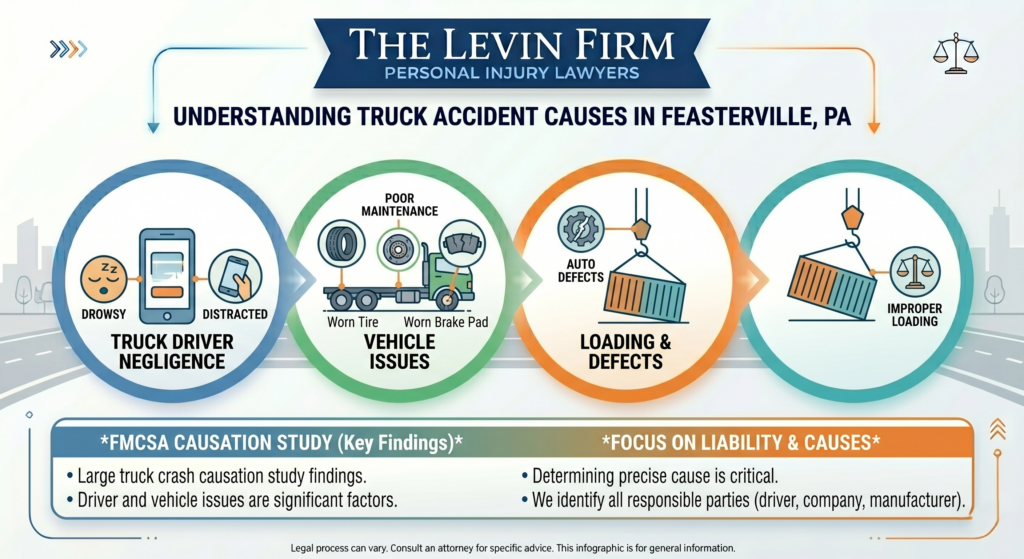 feasterville truck accident causes